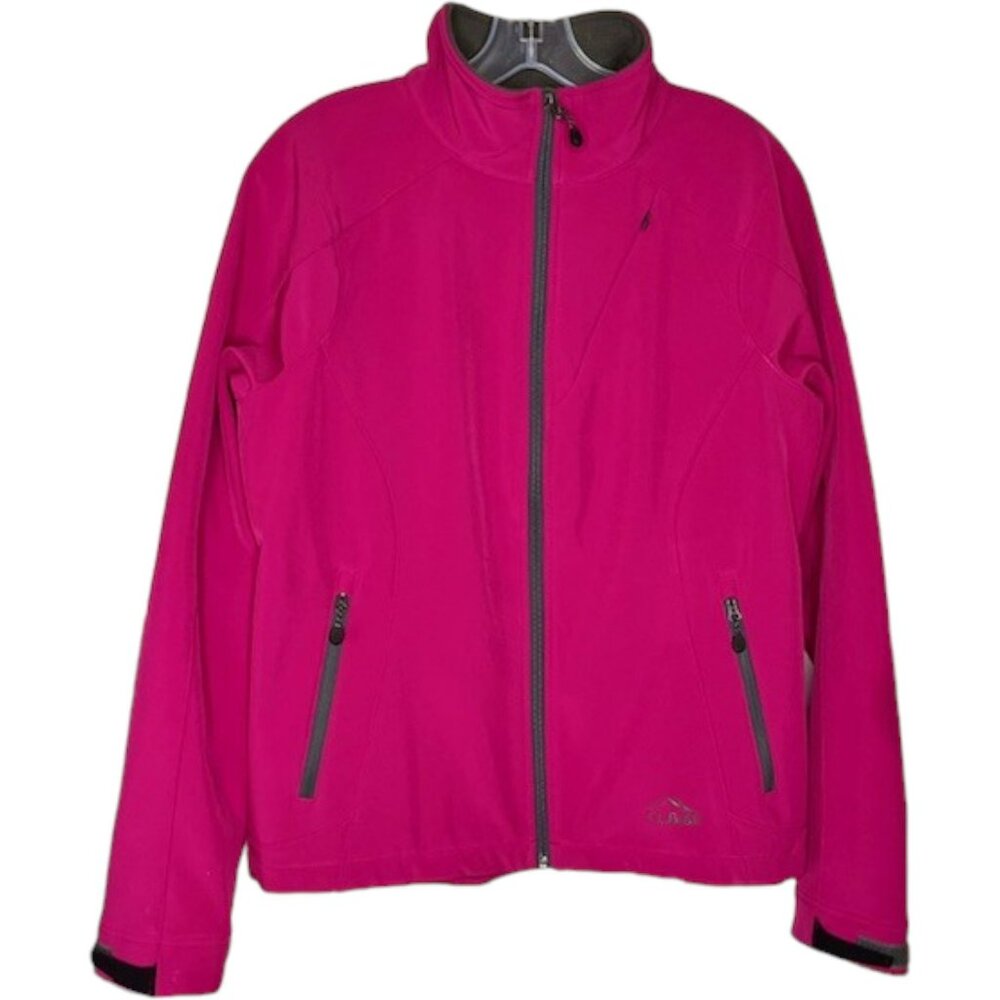 L.L. Bean Windproof Softshell Lined Jacket Poly G… - image 1